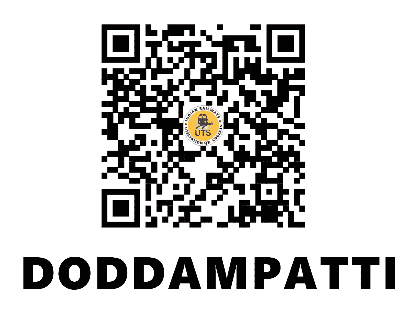 UTS QR Code for DODDAMPATTI - DPI (SR - TAMIL NADU)